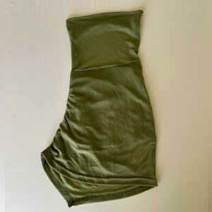 Elegant Olive Green Women’s Mini Dress